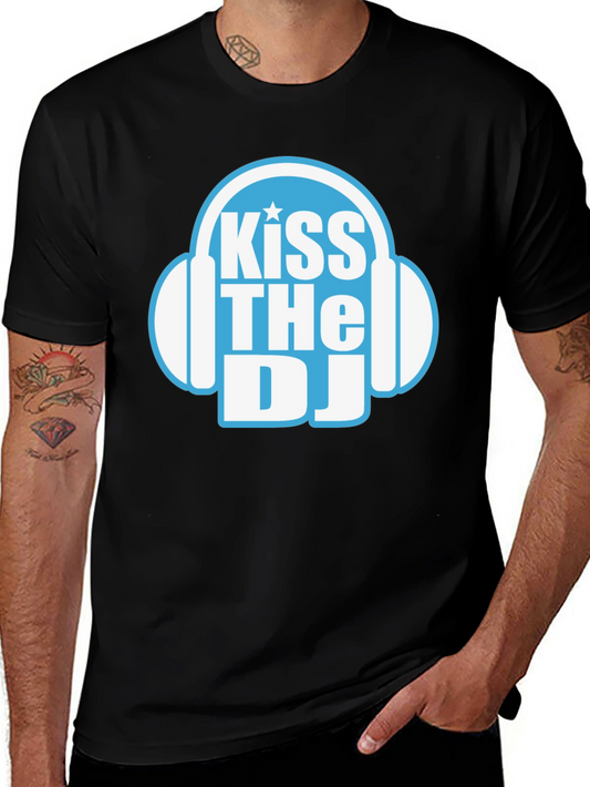 Kiss The DJ Graphic Tee - Music Lovers T-Shirt
