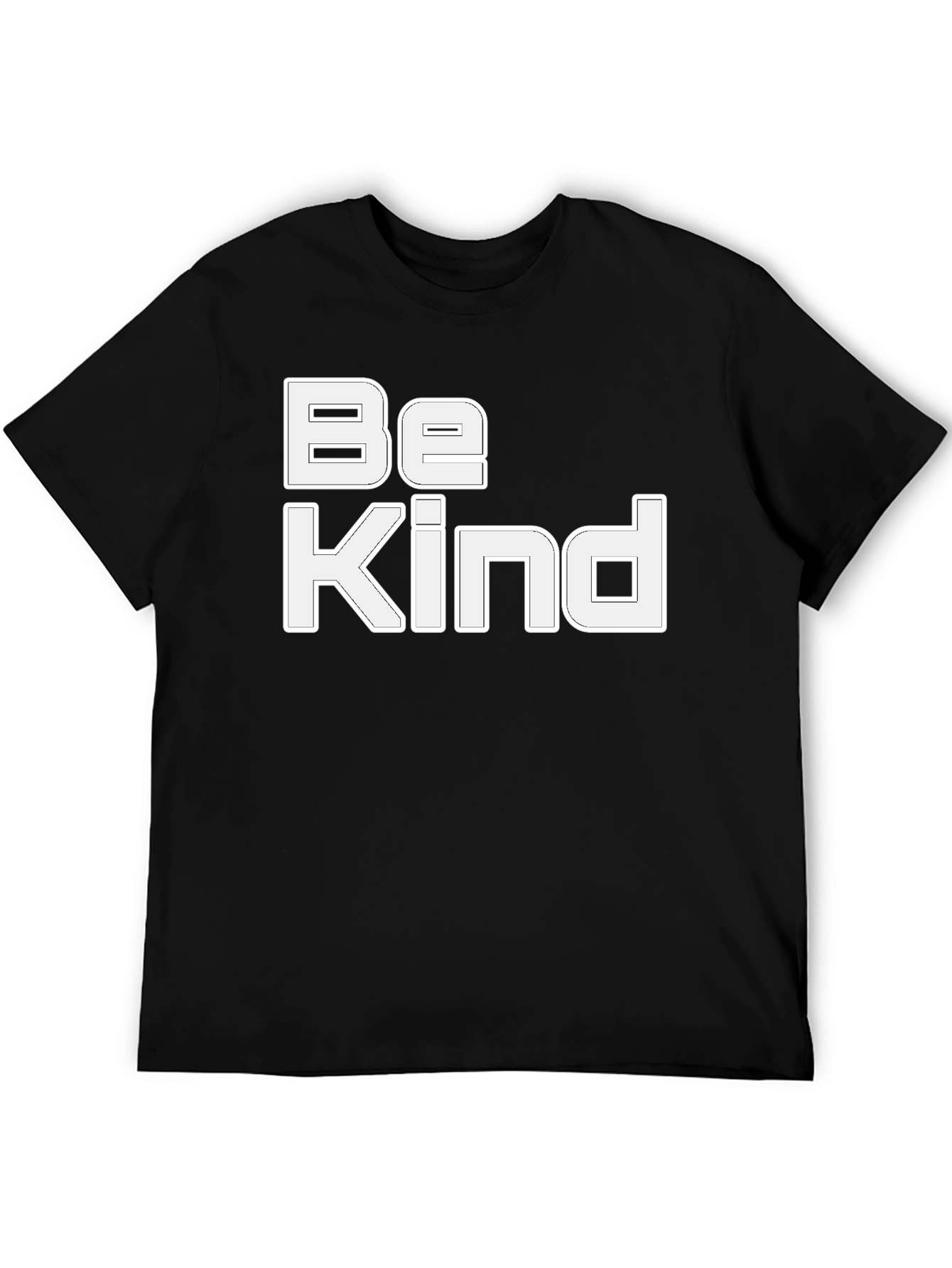 Be Kind Graphic Print Black T-Shirt