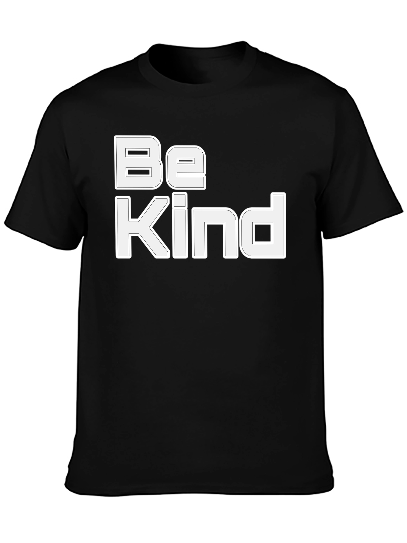 Be Kind Graphic Print Black T-Shirt