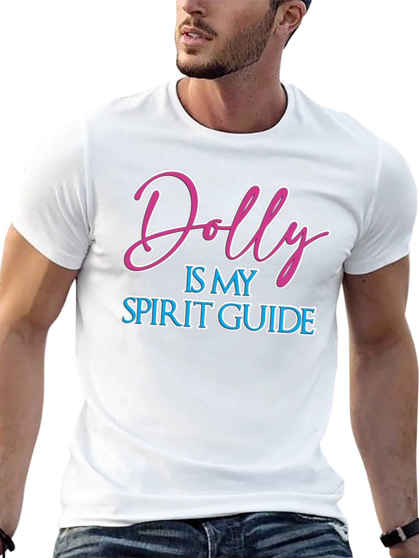 Dolly is My Spirit Guide Black T-Shirt
