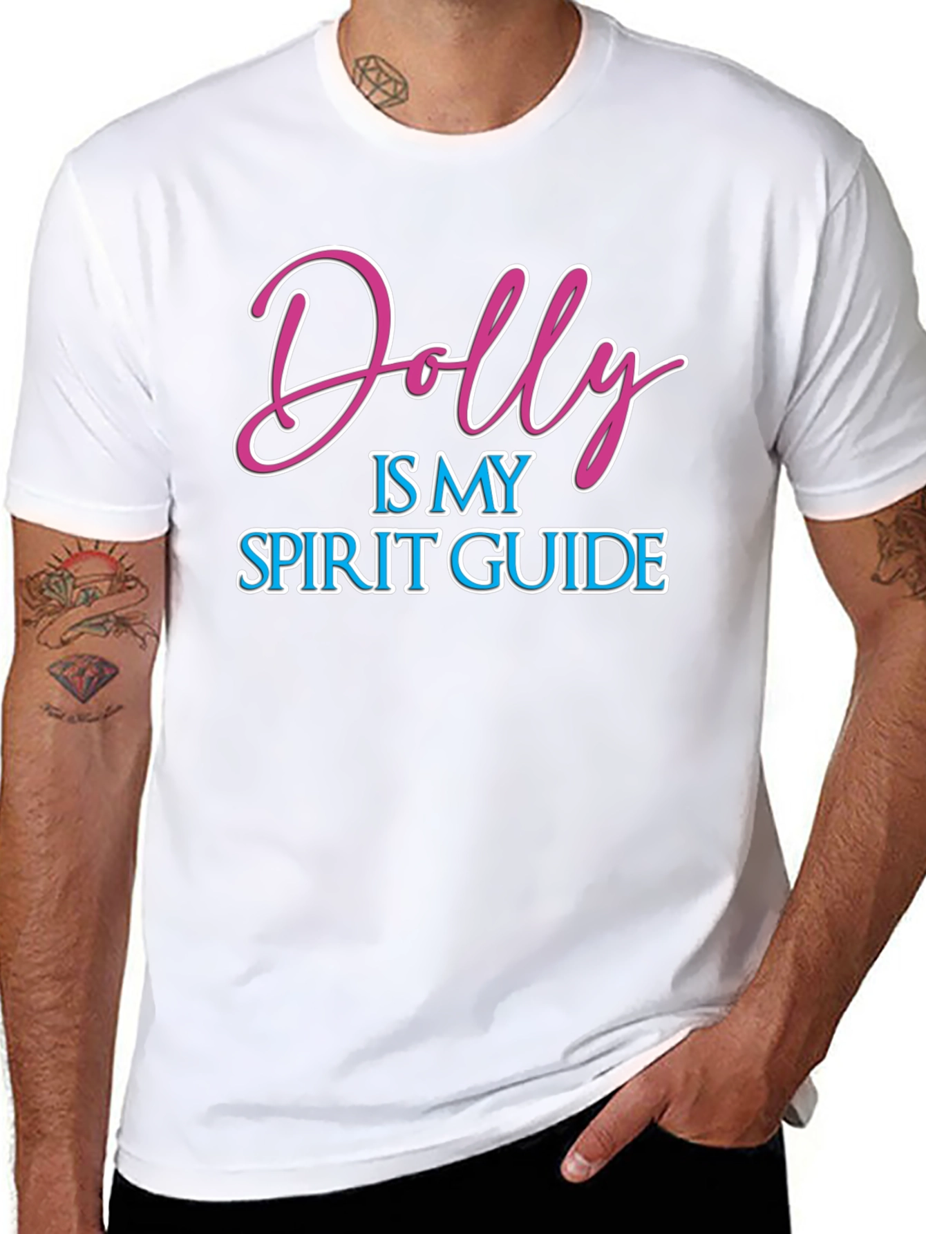 Dolly is My Spirit Guide Black T-Shirt