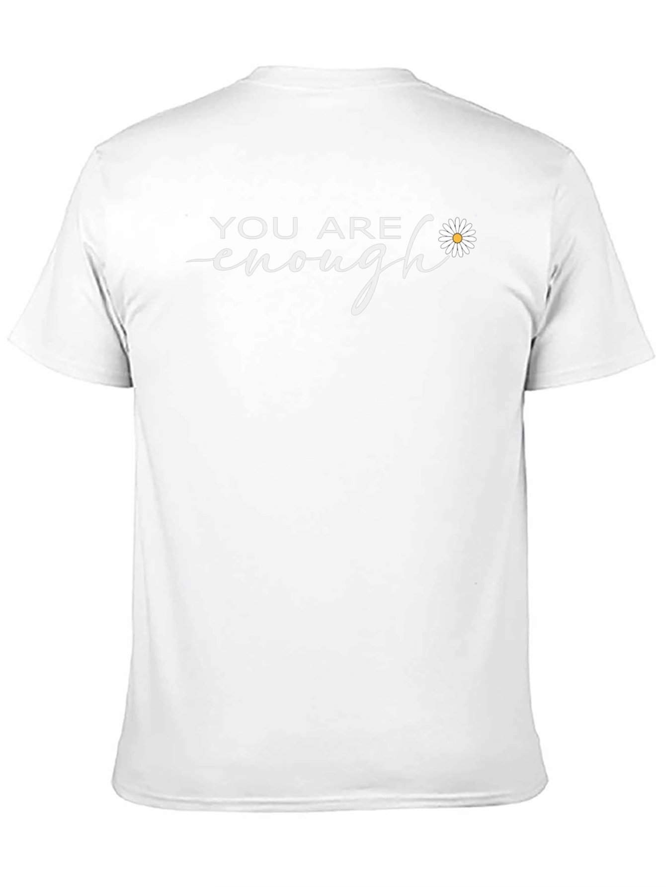 You Are Enough Graphic Tee - Inspiring Black T-Shirt
