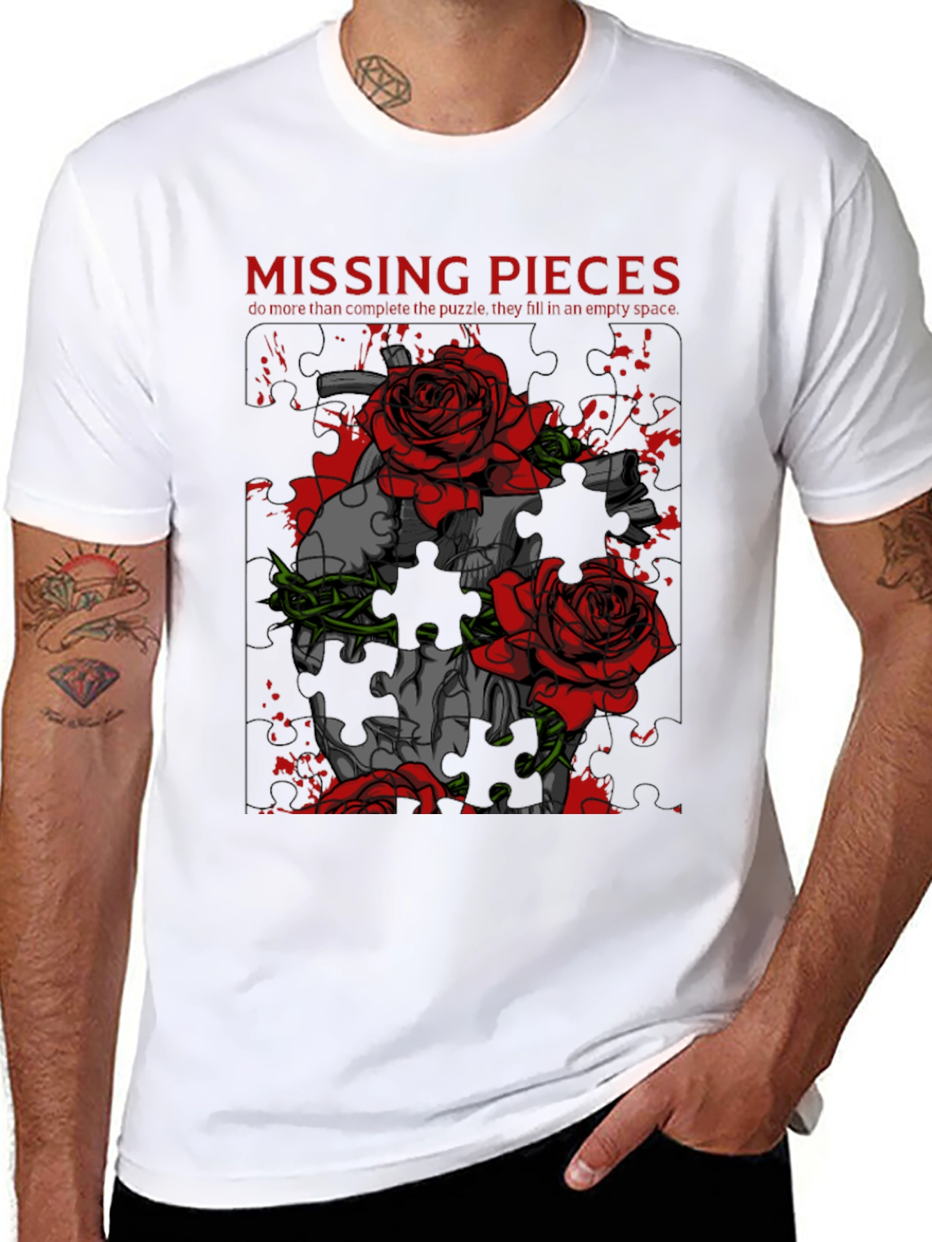 Missing Pieces Graphic Tee