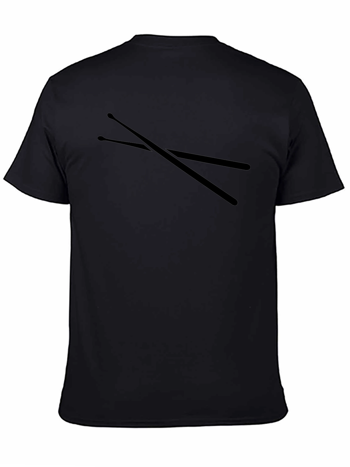 Drumstick Graphic Black T-Shirt