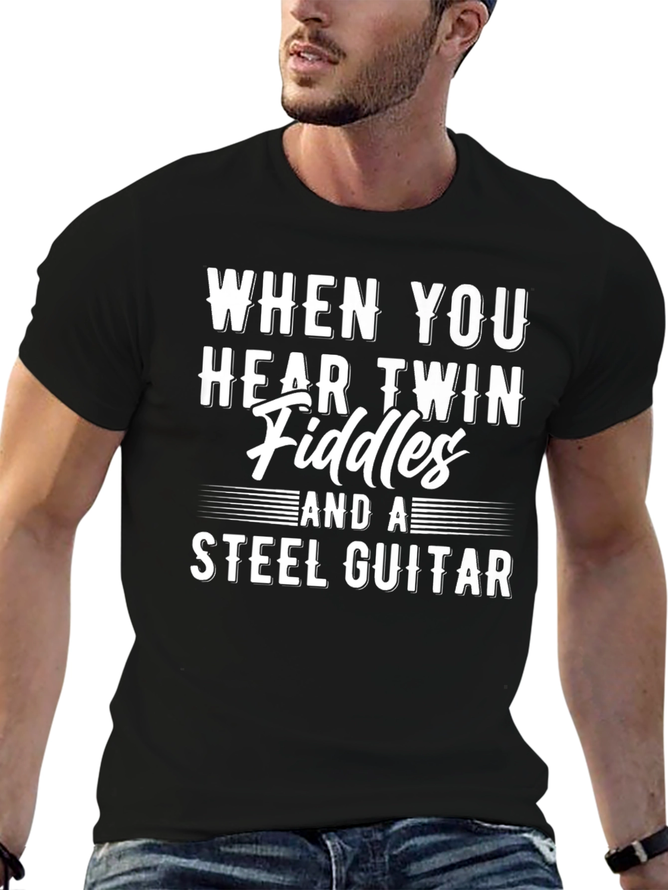 When You Hear Twin Fiddles Graphic T-Shirt
