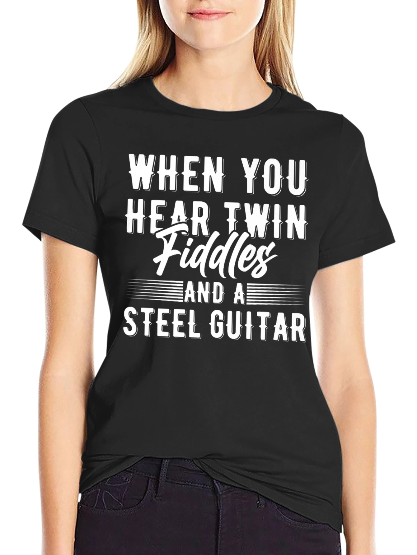 When You Hear Twin Fiddles Graphic T-Shirt