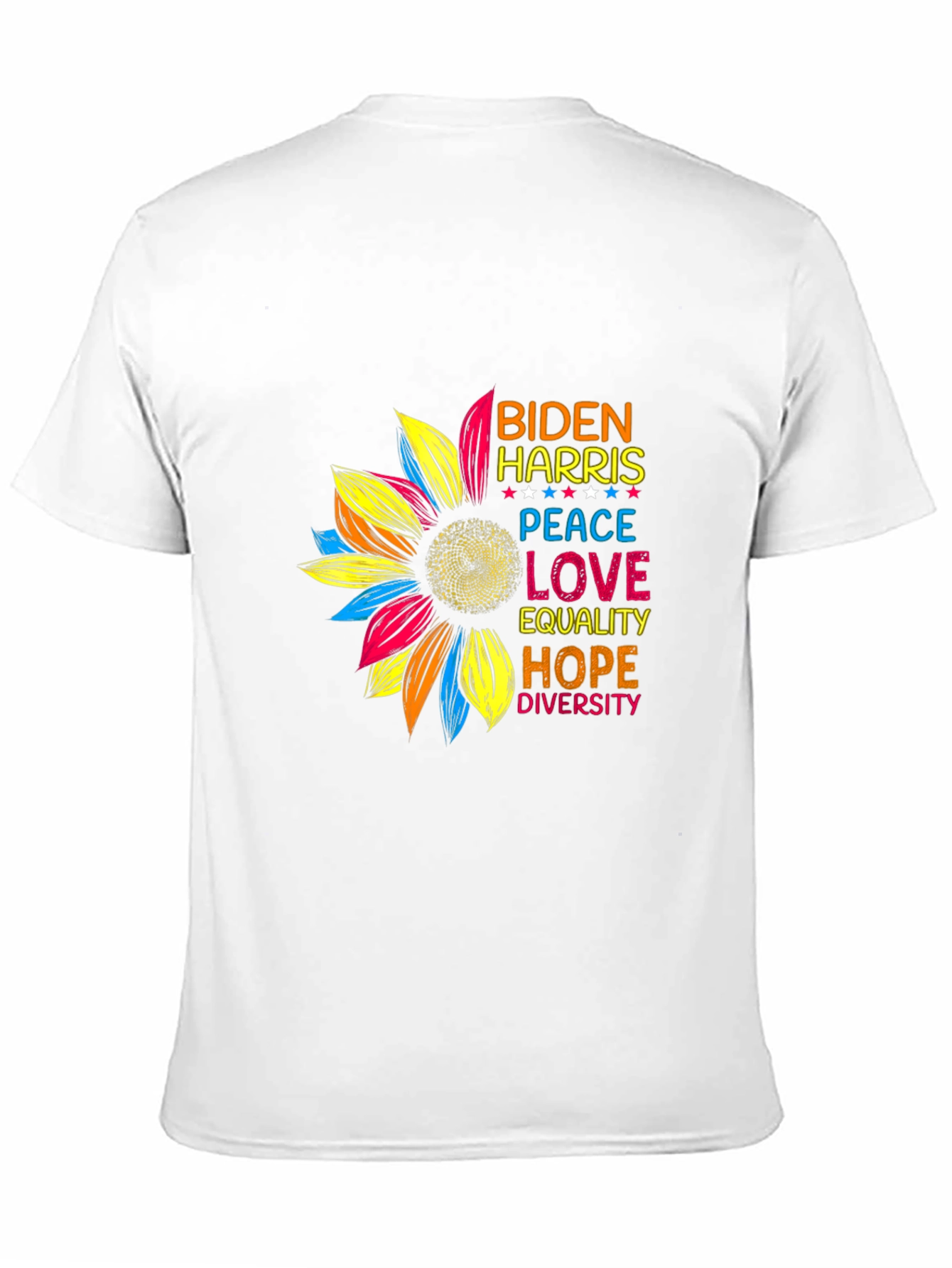 Biden Harris Sunflower Graphic T-Shirt