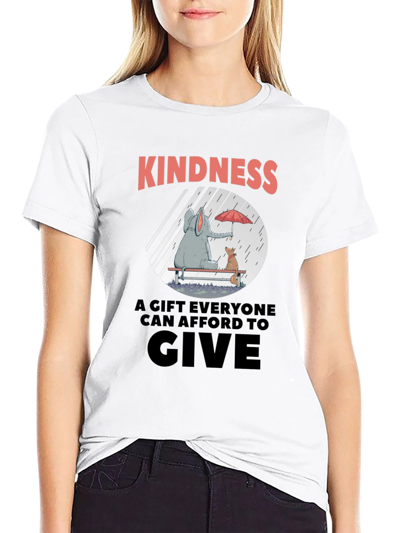 Kindness Graphic Print T-Shirt