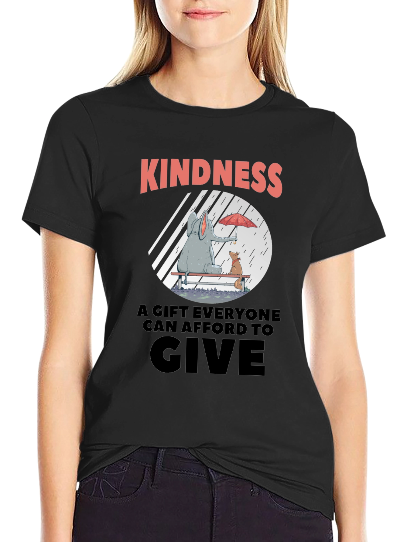 Kindness Graphic Print T-Shirt