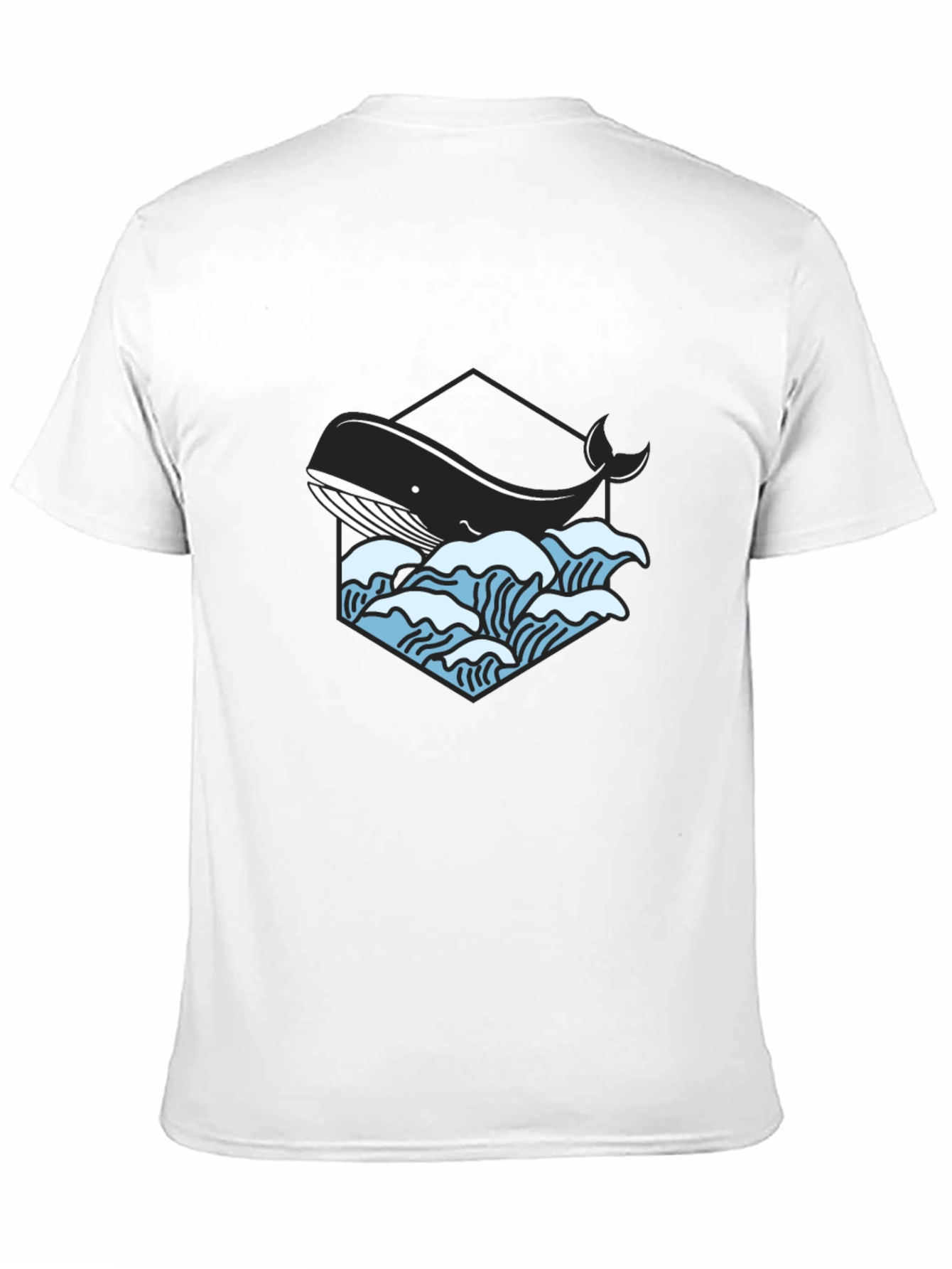 Whale Graphic Tee - Cool Ocean Design