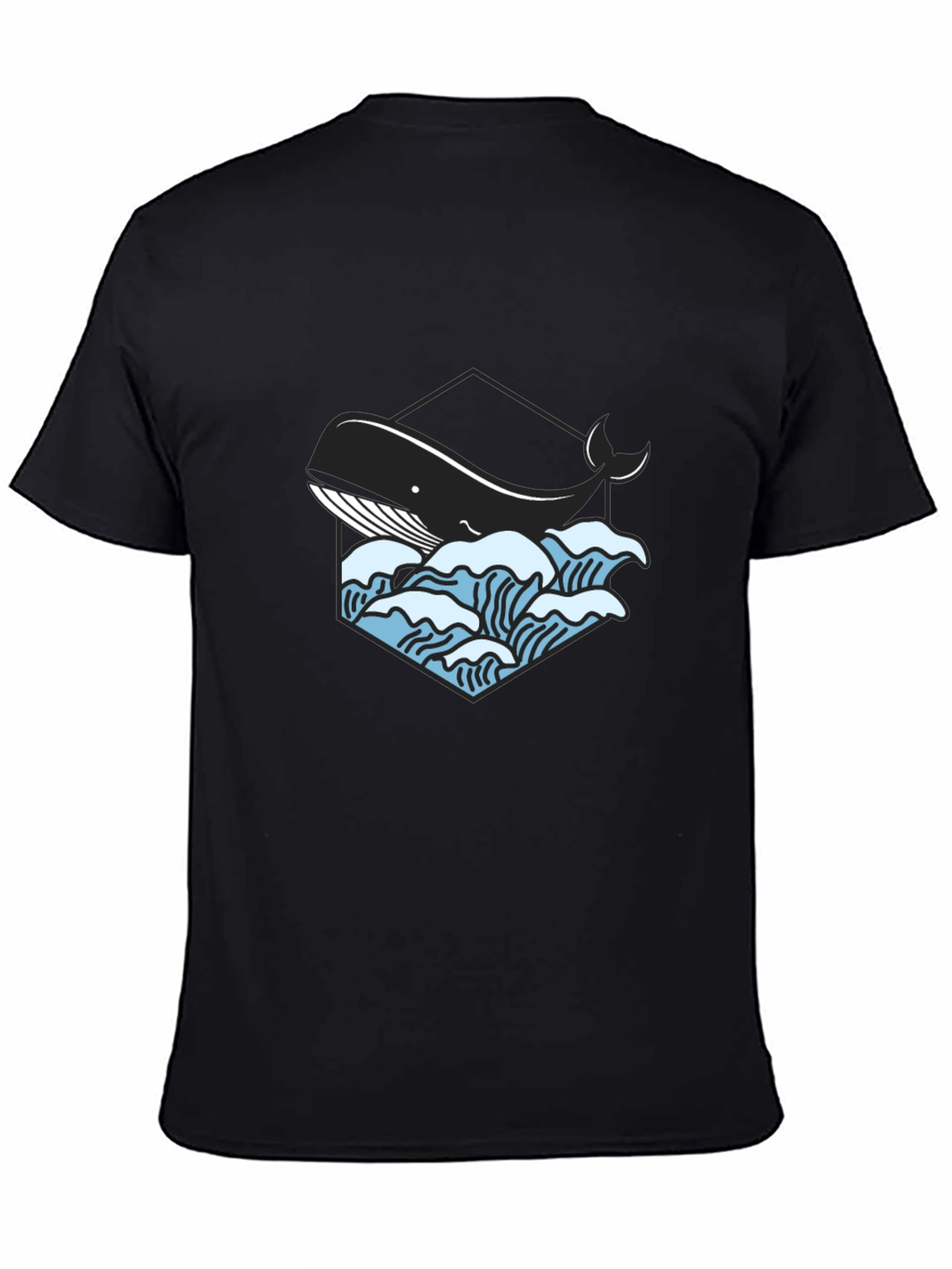 Whale Graphic Tee - Cool Ocean Design