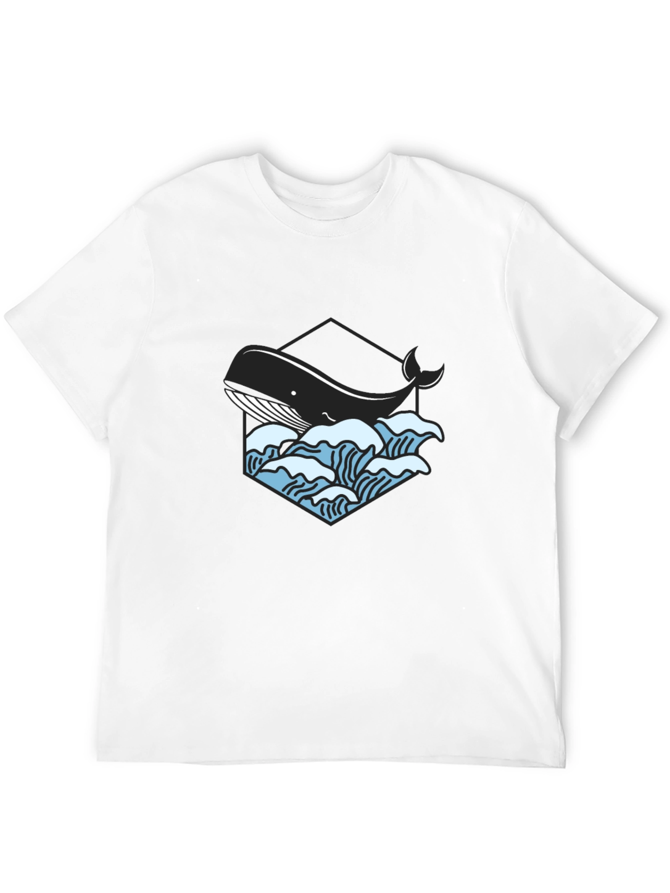 Whale Graphic Tee - Cool Ocean Design