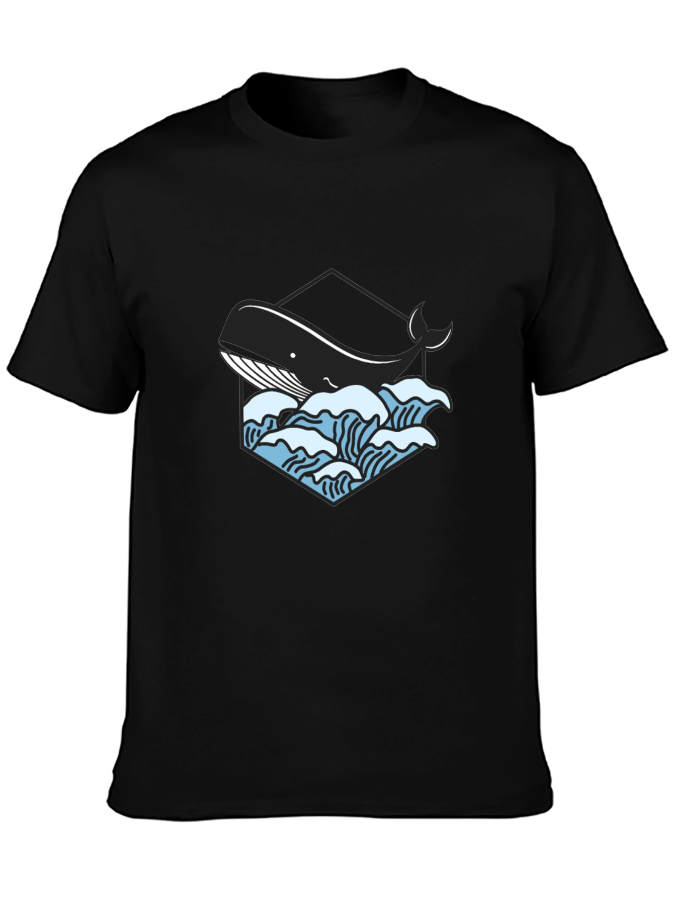 Whale Graphic Tee - Cool Ocean Design
