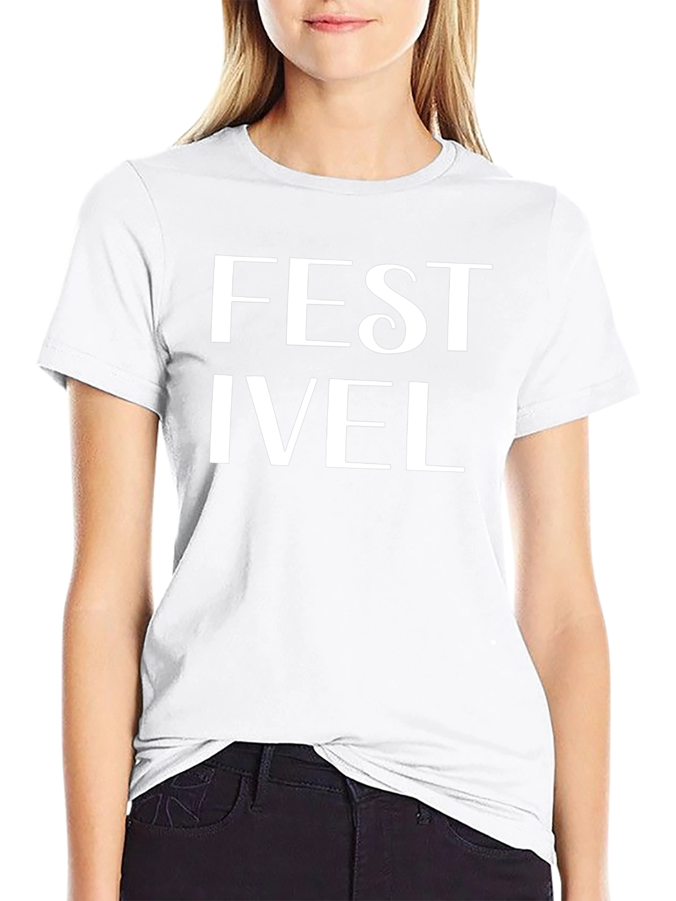 Festivel Graphic T-Shirt |  Black Casual Tee