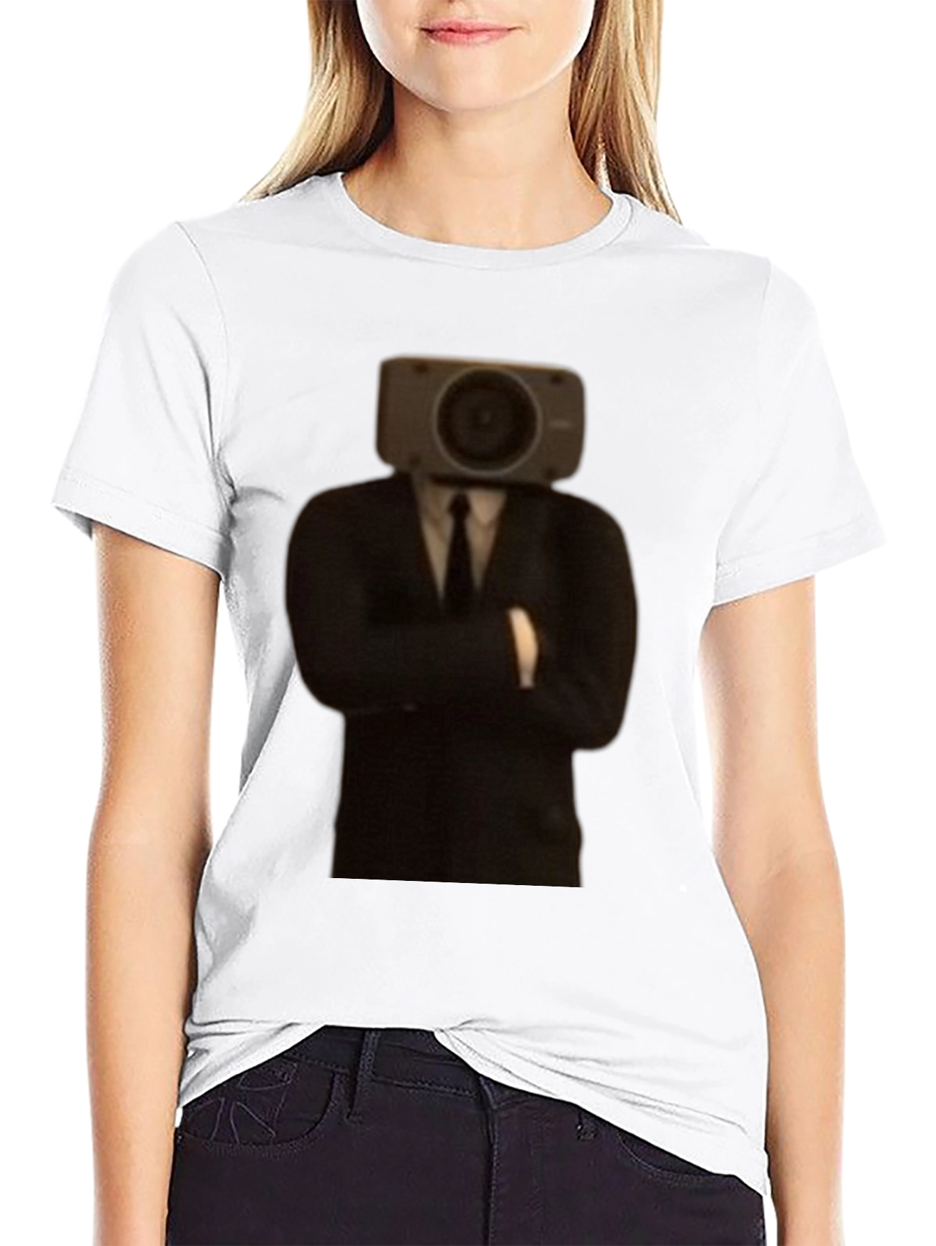 Camera Head Suit T-Shirt