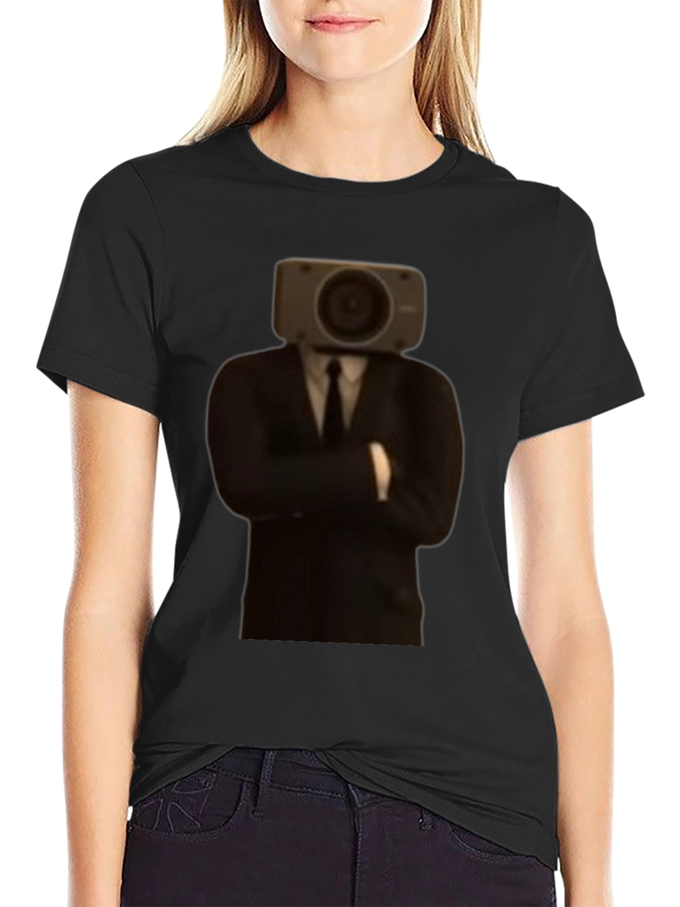Camera Head Suit T-Shirt