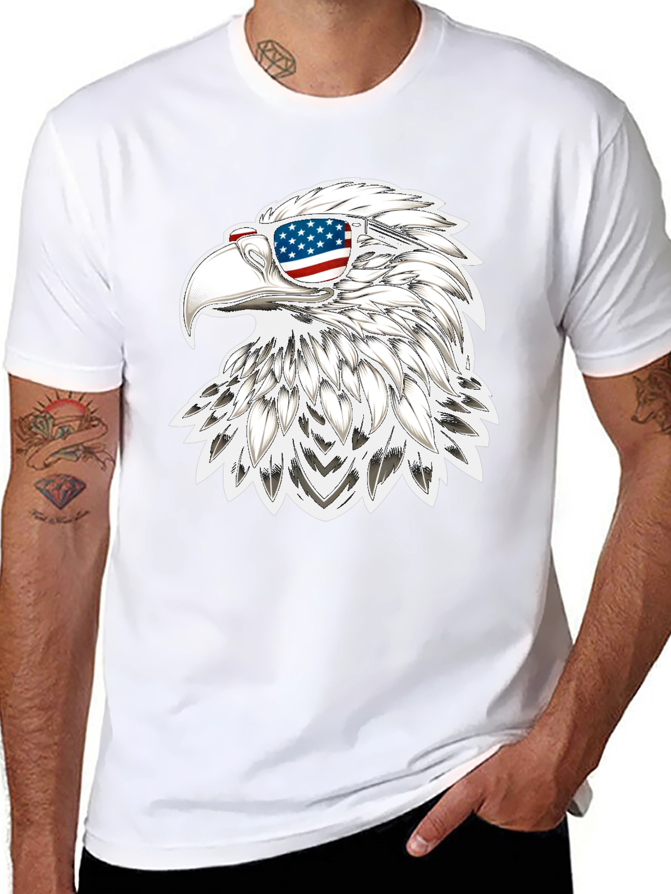 American Eagle Graphic Tee - Patriotic Style