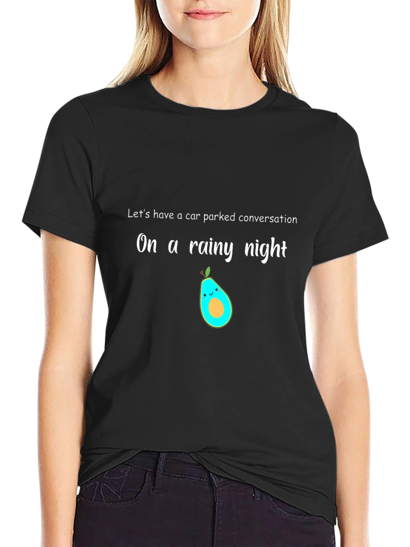 Rainy Night Avocado T-Shirt