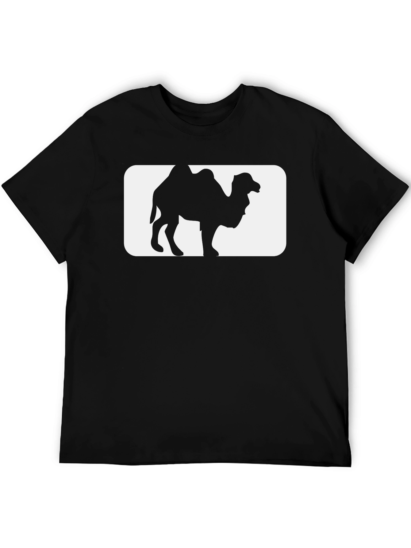 Camel Silhouette T-Shirt - Black