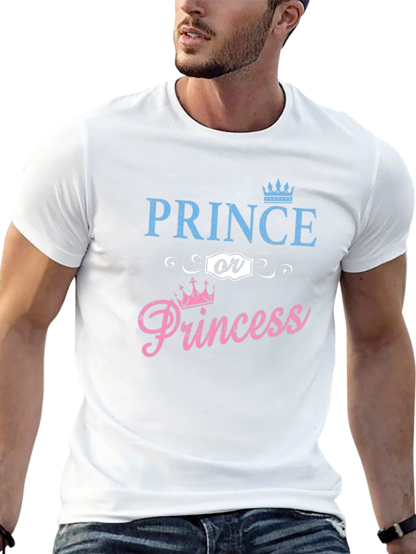 Prince or Princess Gender Reveal T-Shirt