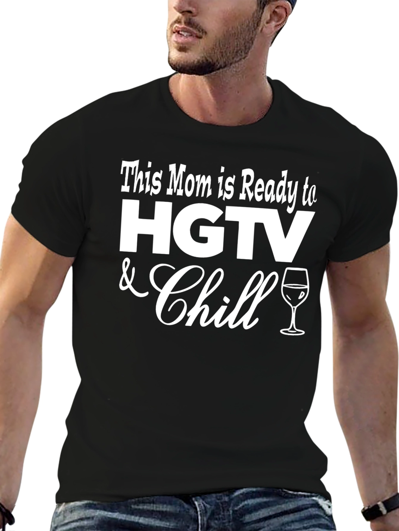 HGTV & Chill Mom Graphic Tee