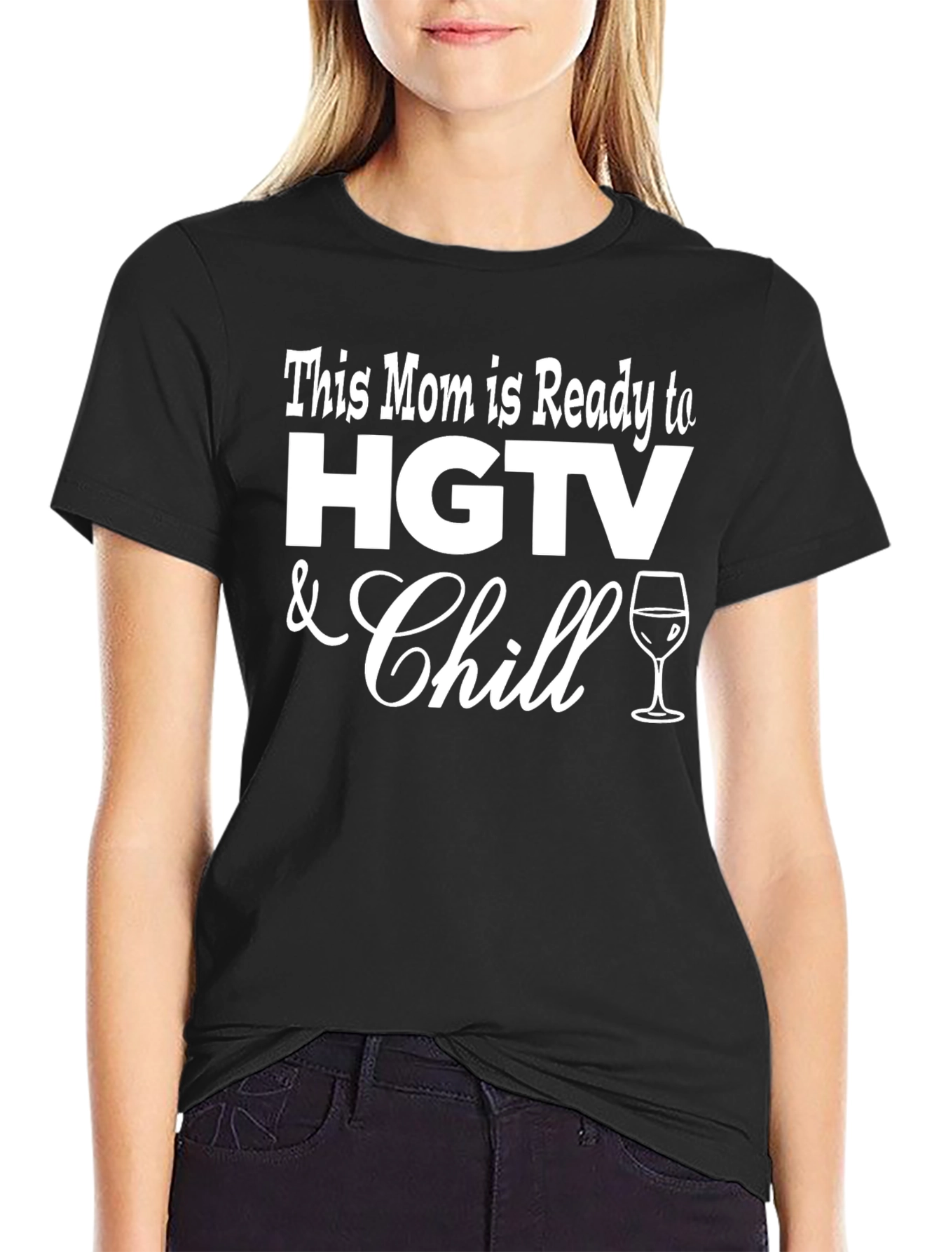 HGTV & Chill Mom Graphic Tee