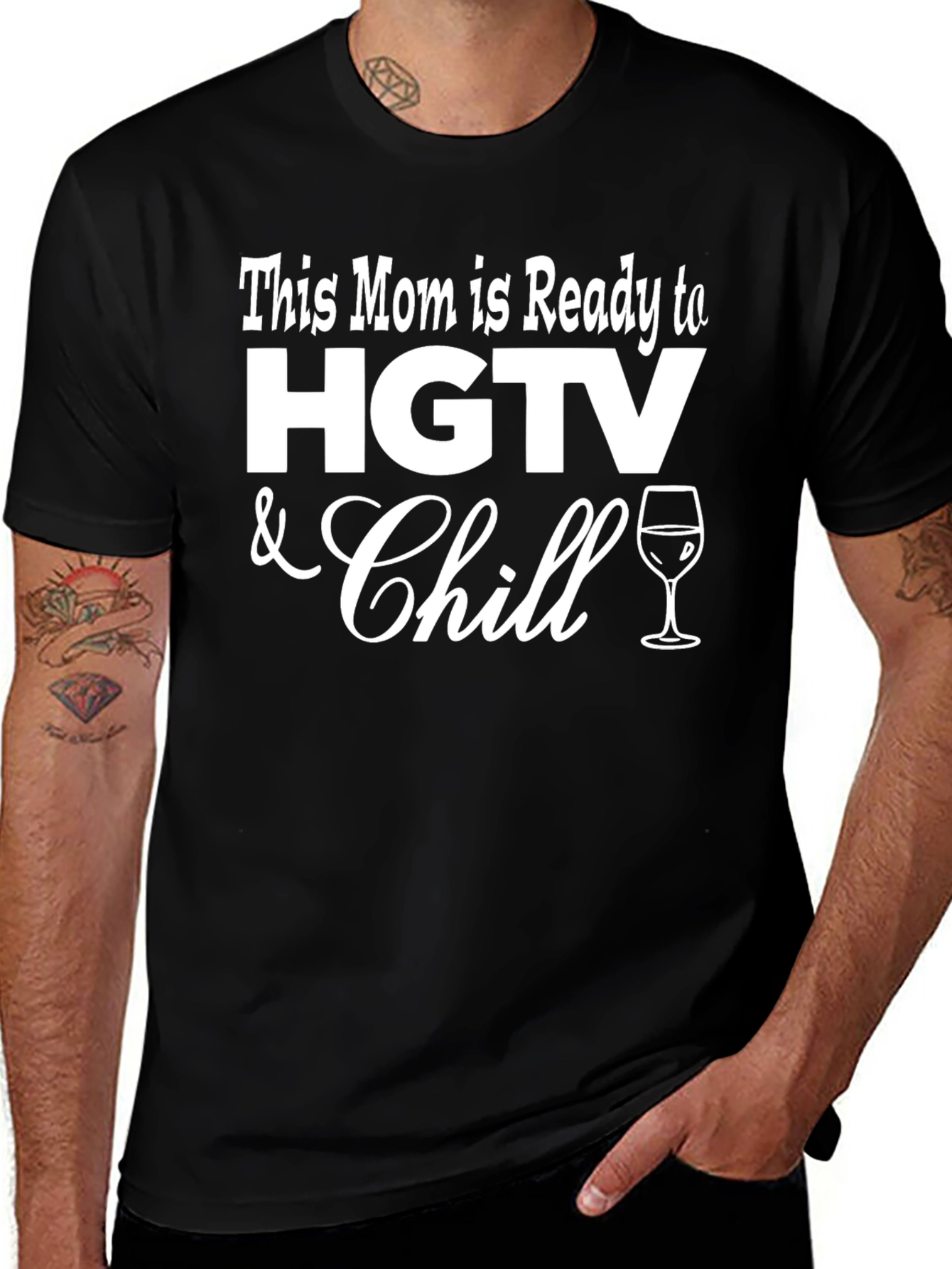 HGTV & Chill Mom Graphic Tee