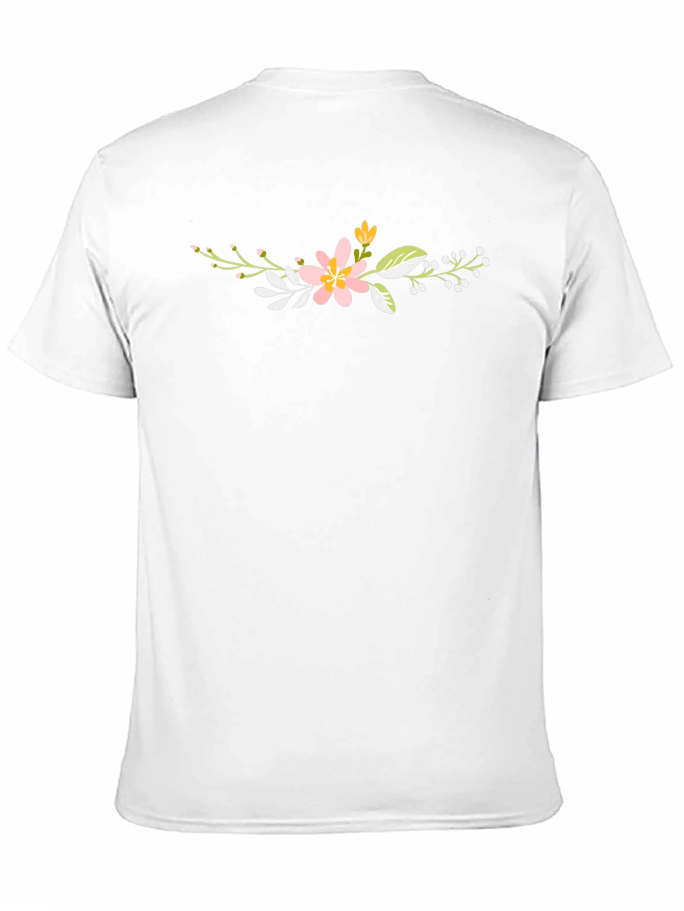 Floral Graphic Print Tee - Soft Cotton Blend