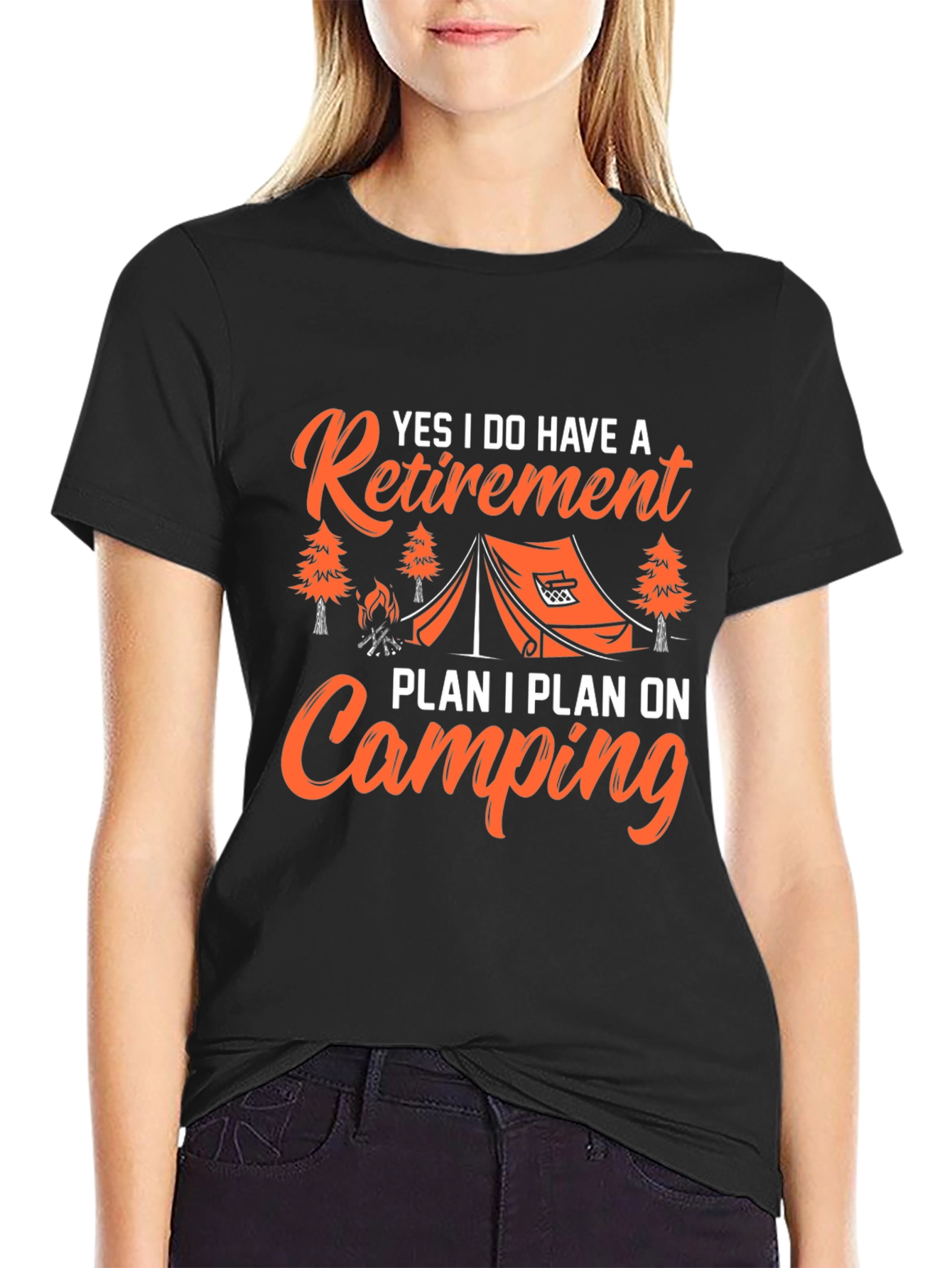 Retirement Camping Plan Graphic Tee