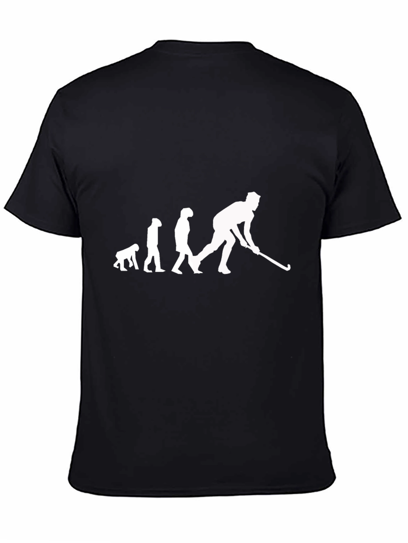 Evolution of Hockey Black T-Shirt