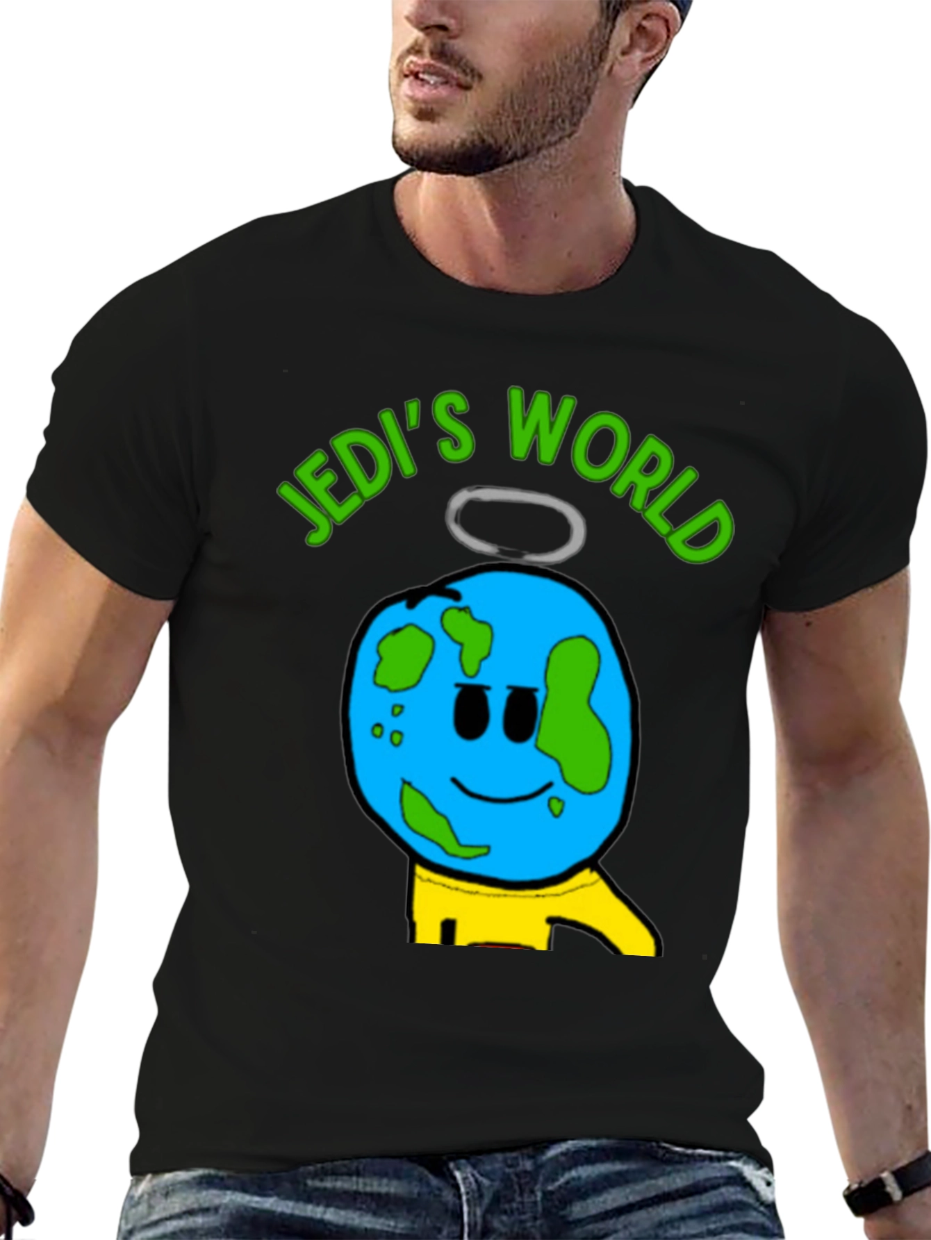 Jedis World Graphic T-Shirt - Black