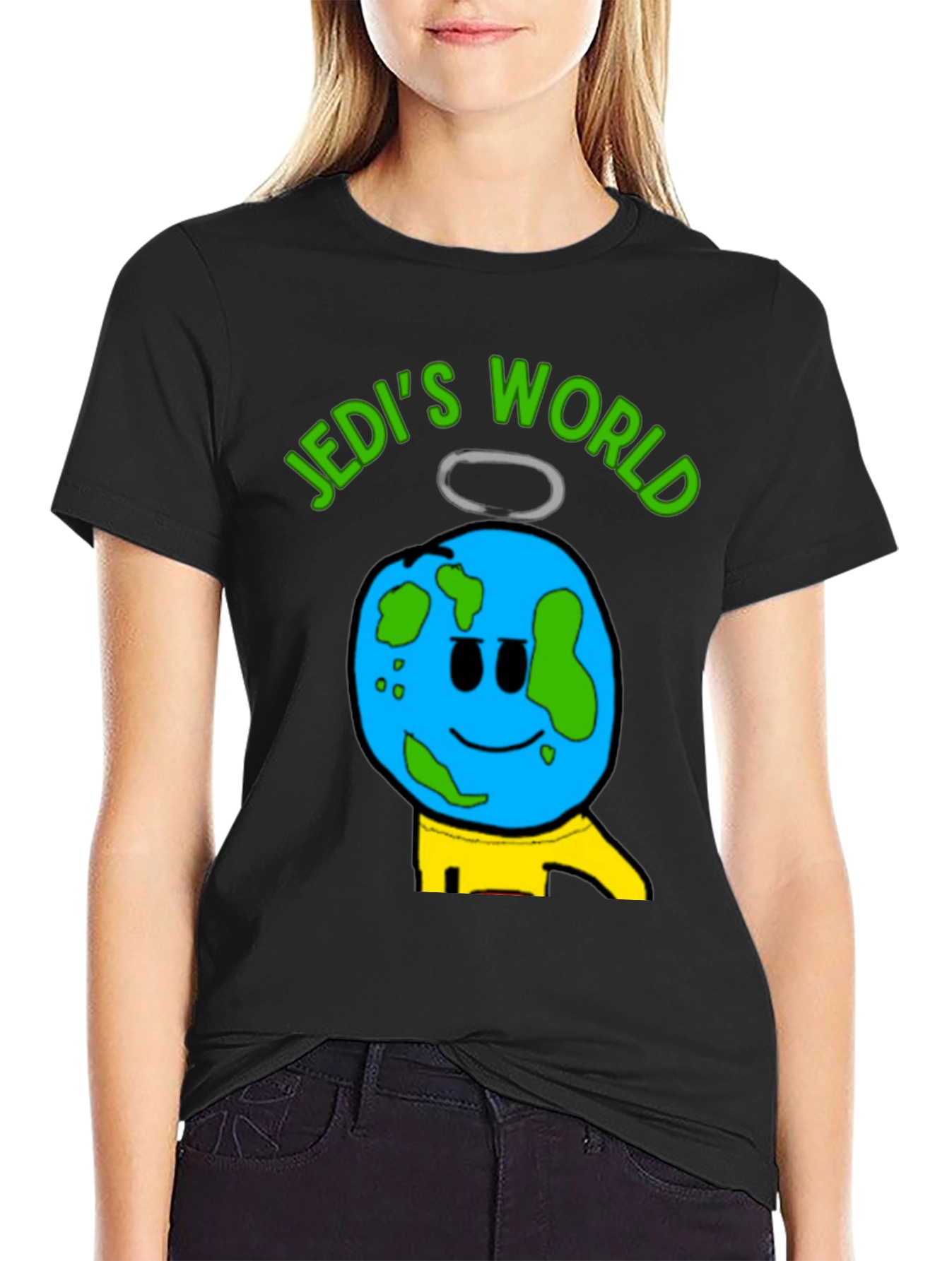Jedis World Graphic T-Shirt - Black