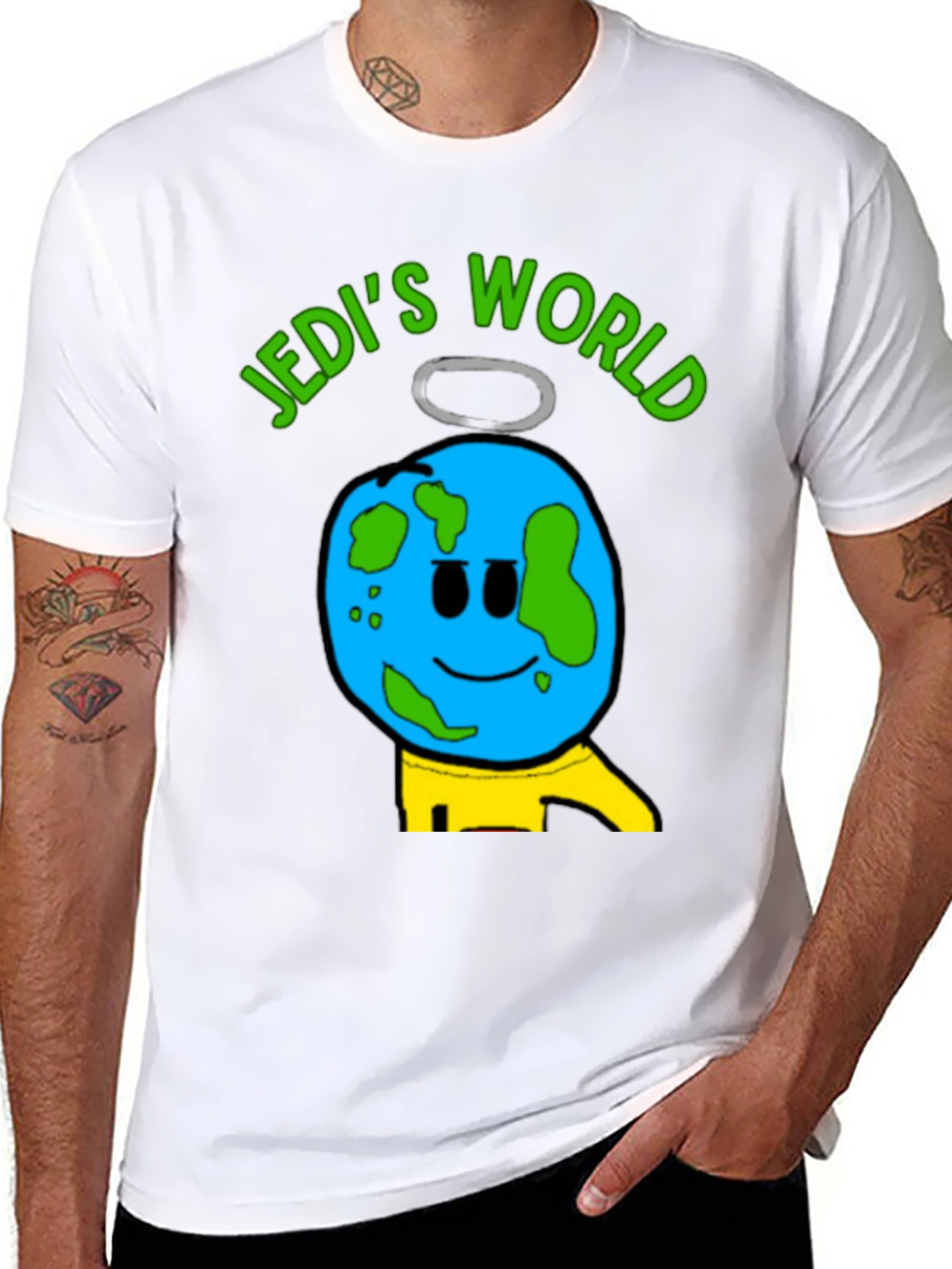 Jedis World Graphic T-Shirt - Black