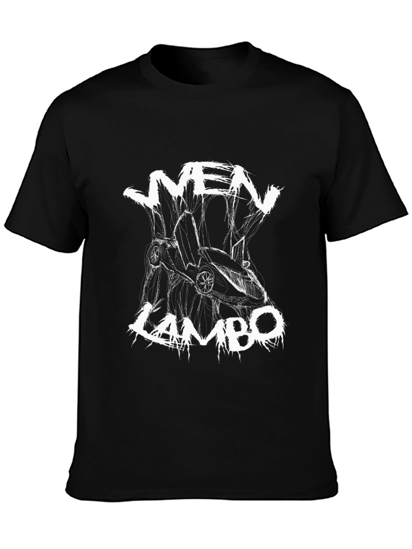 Vmen Lambo Black Graphic T-Shirt