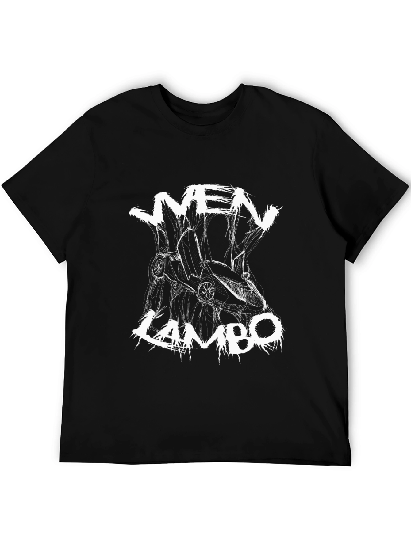 Vmen Lambo Black Graphic T-Shirt