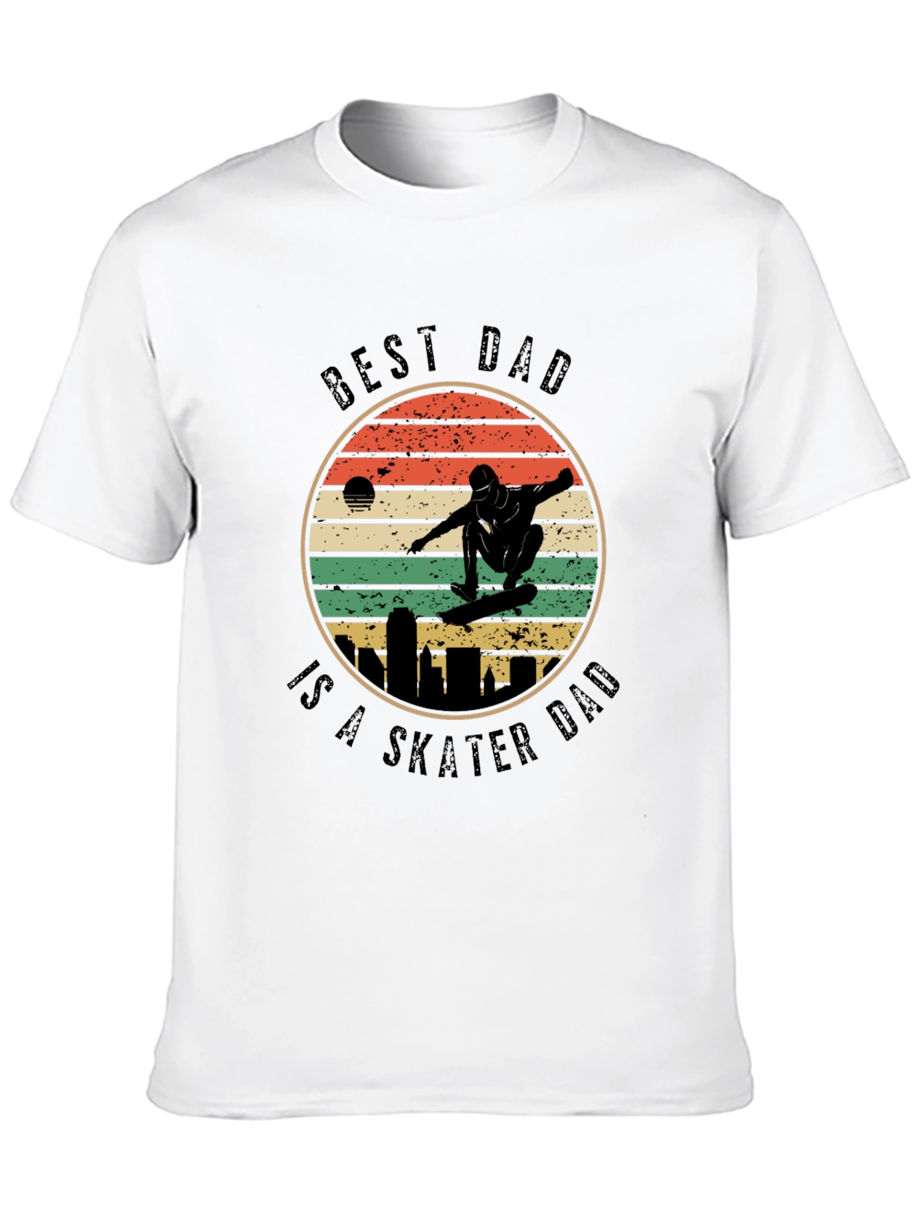 Best Skater Dad Graphic T-Shirt
