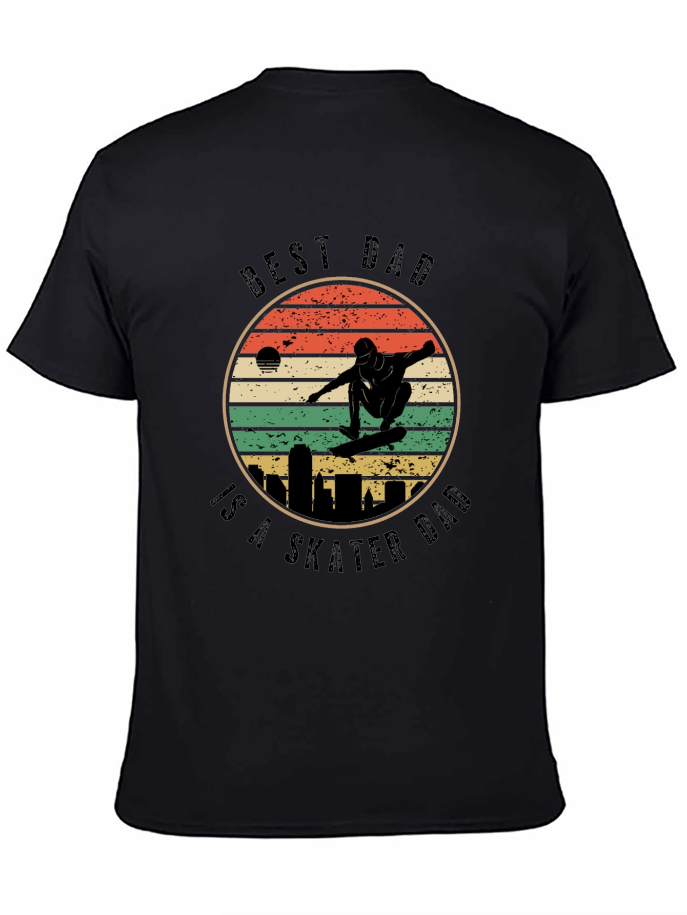 Best Skater Dad Graphic T-Shirt