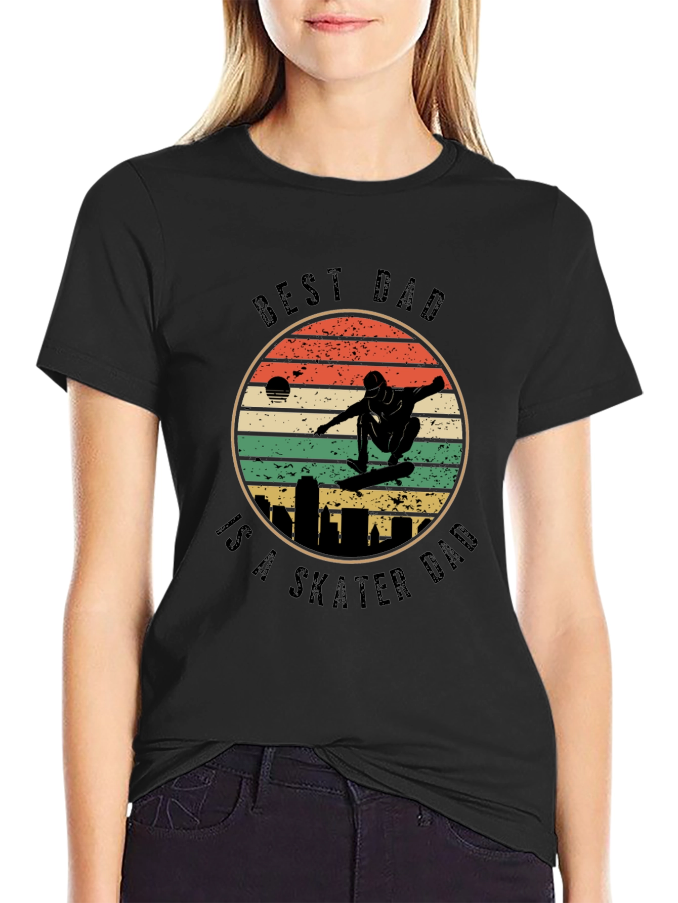 Best Skater Dad Graphic T-Shirt