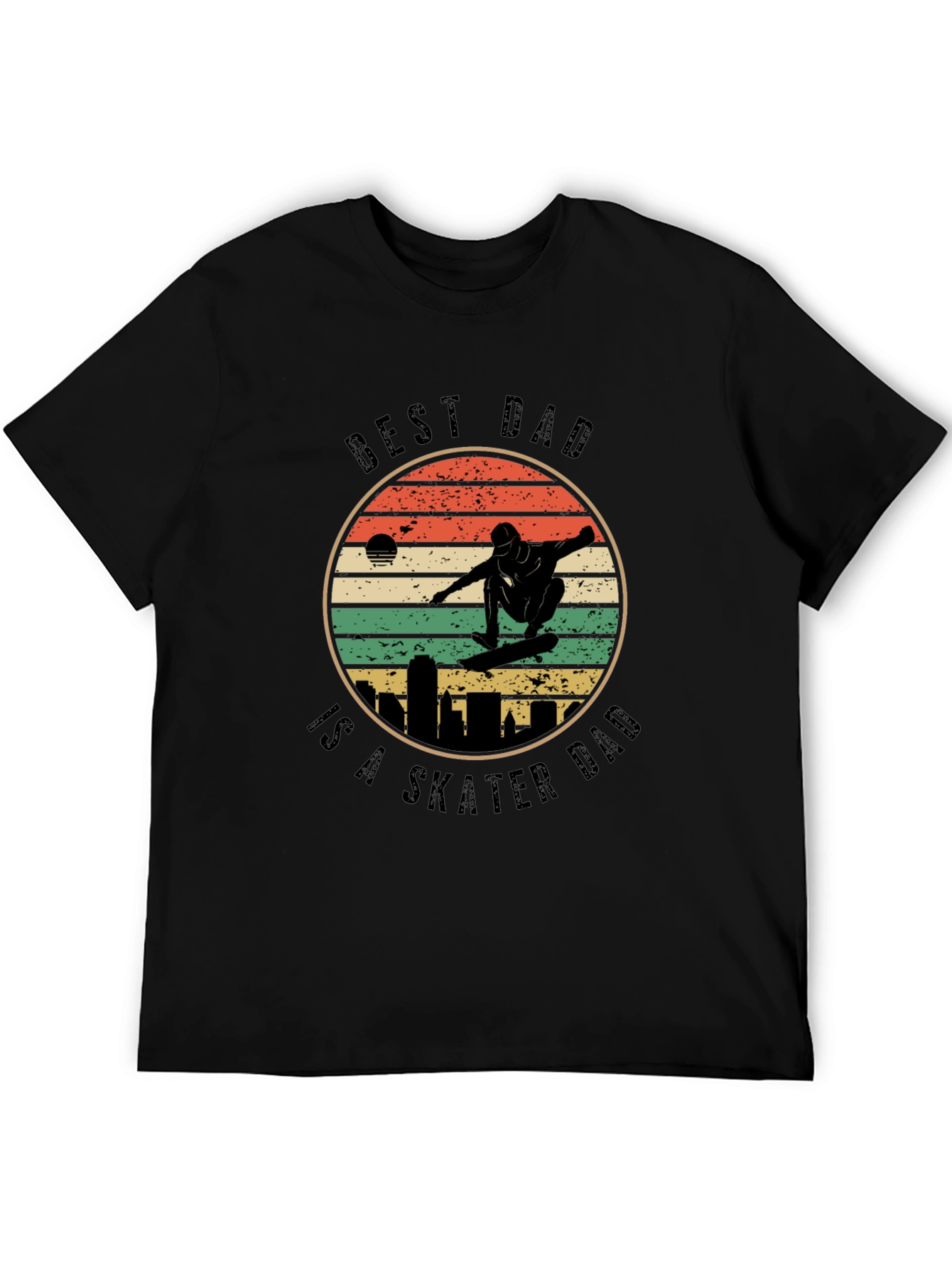 Best Skater Dad Graphic T-Shirt