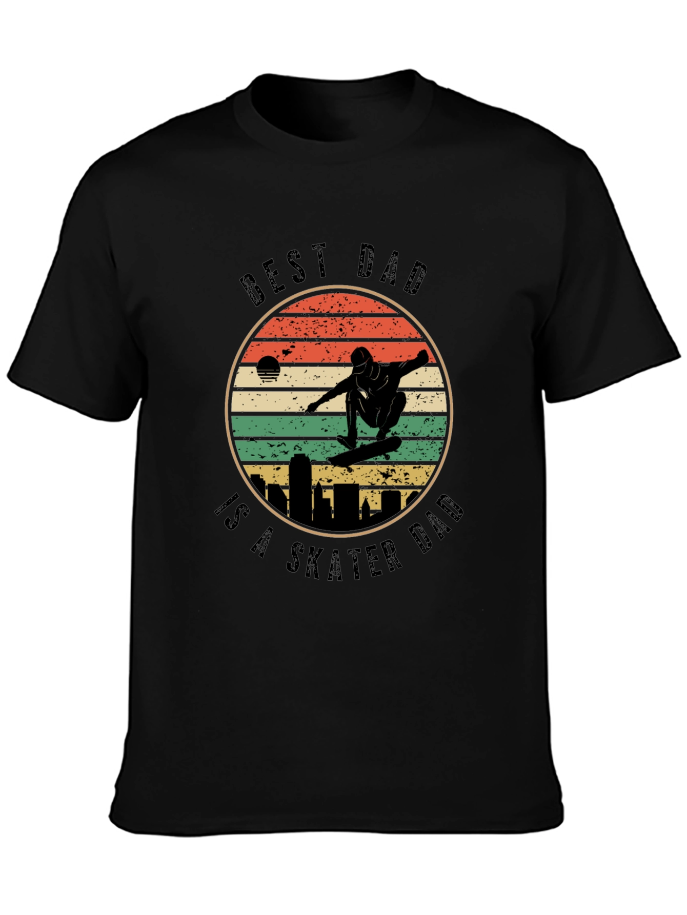 Best Skater Dad Graphic T-Shirt