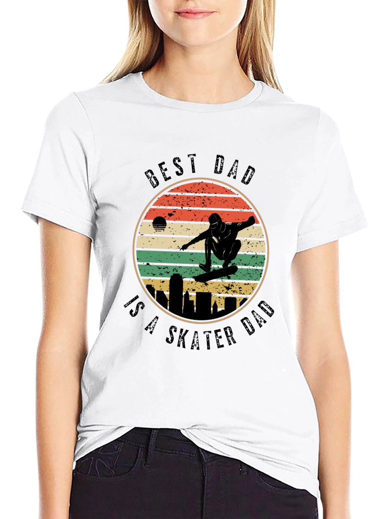 Best Skater Dad Graphic T-Shirt