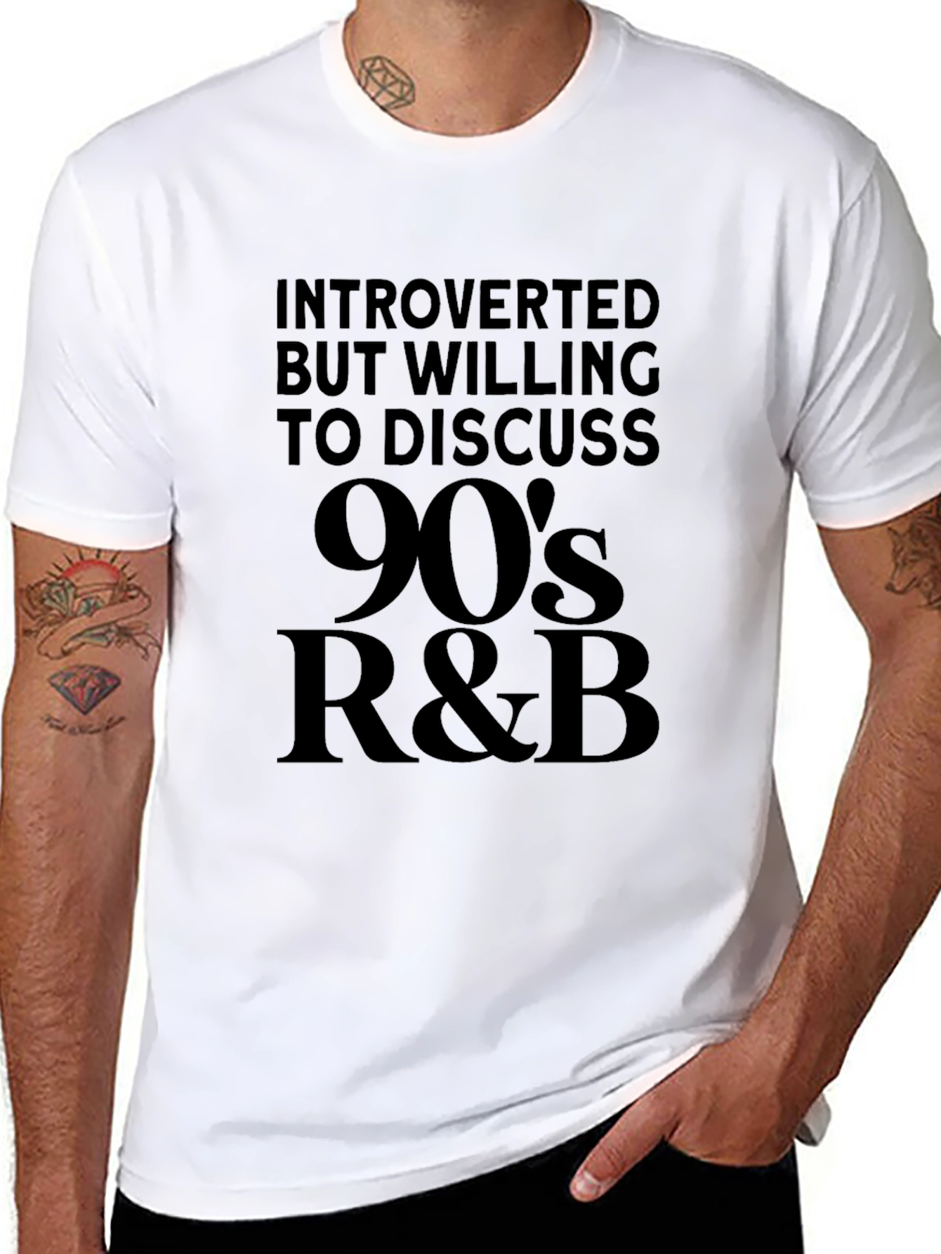 Introverted 90s R&B Fan T-Shirt