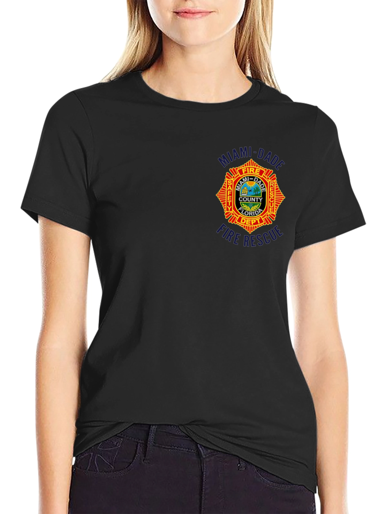 Miami Dade Fire Rescue Department Graphic T-Shirt