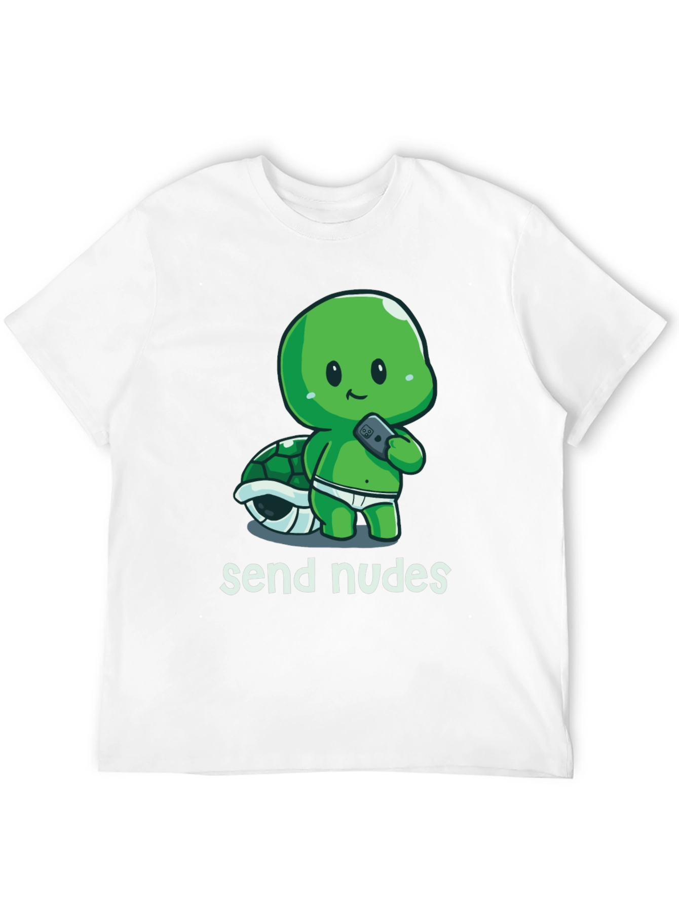 Send Nudes Turtle T-Shirt - Funny Graphic Tee
