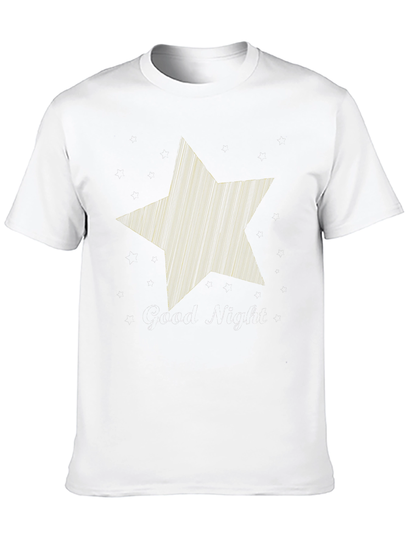 Good Night Star Graphic Black T-Shirt