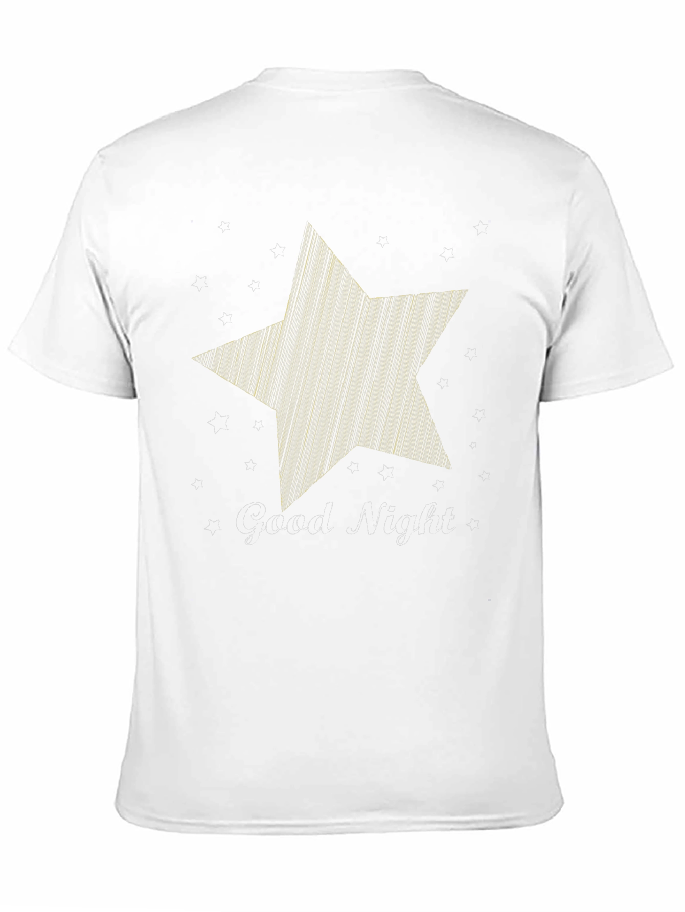 Good Night Star Graphic Black T-Shirt
