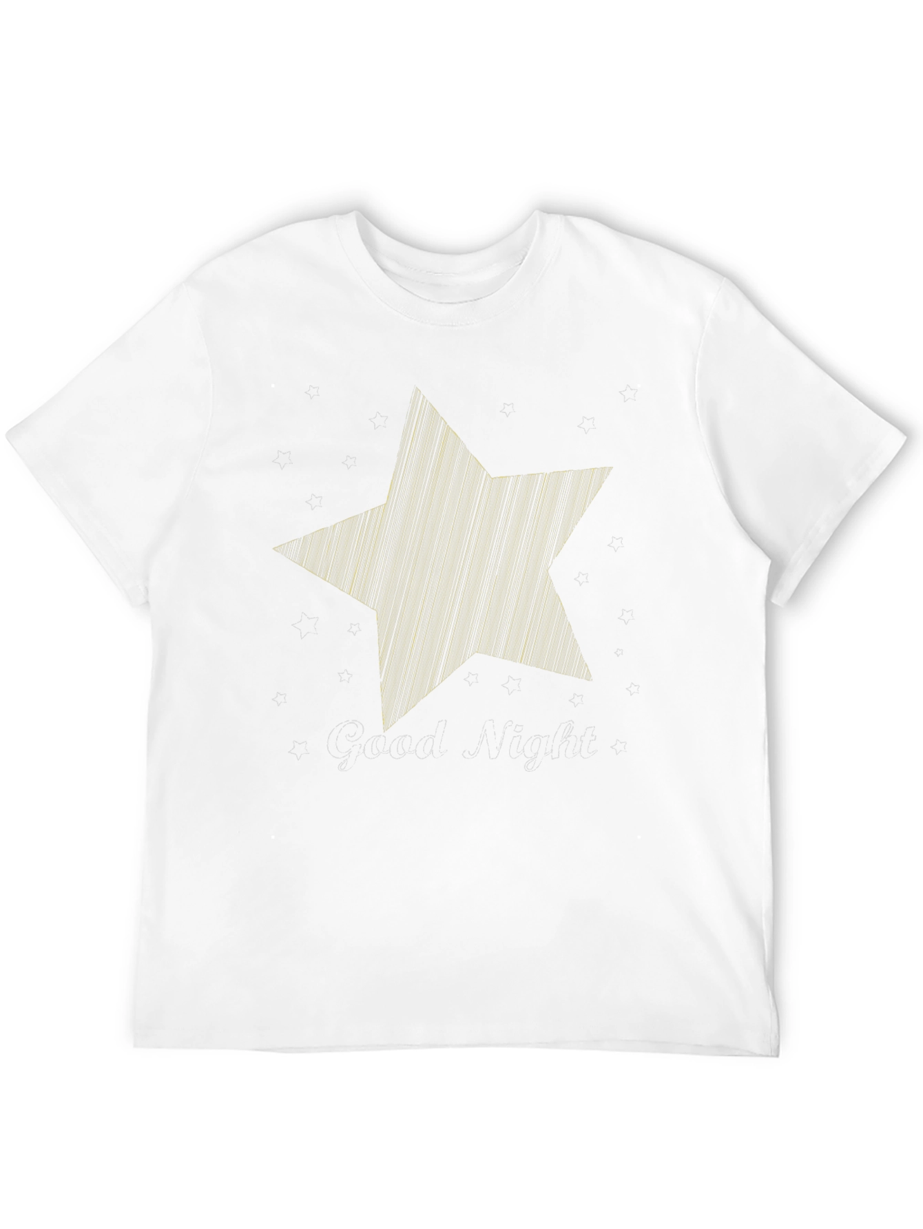 Good Night Star Graphic Black T-Shirt