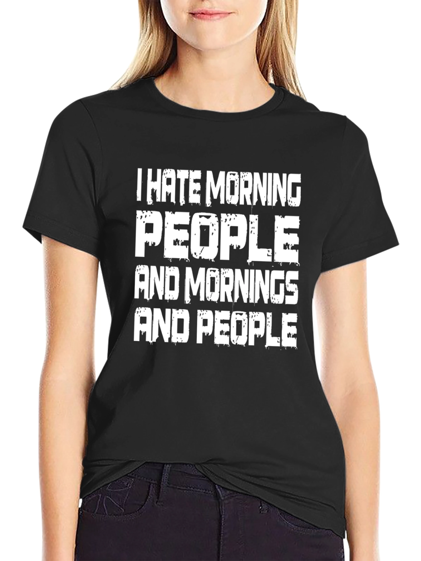 I Hate Morning People Graphic T-Shirt