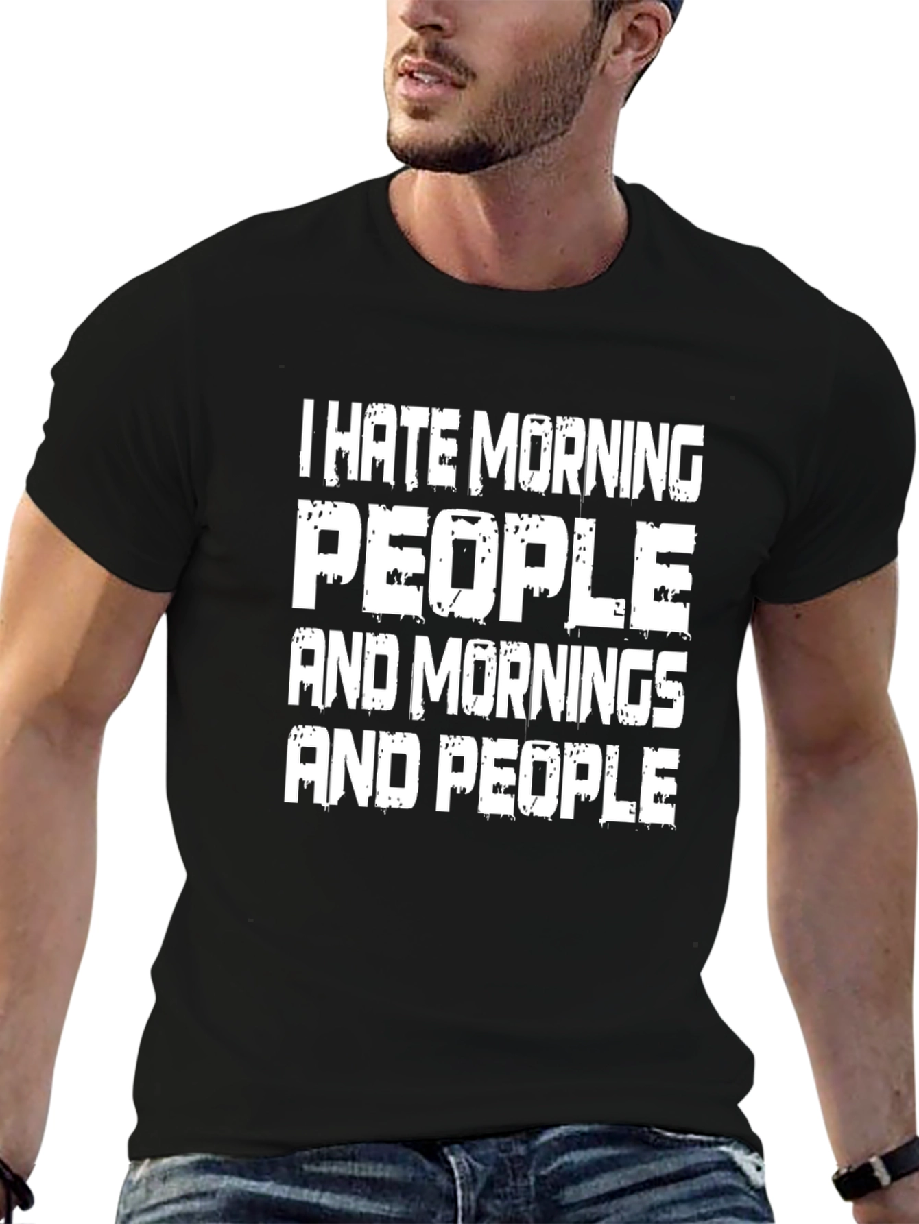 I Hate Morning People Graphic T-Shirt