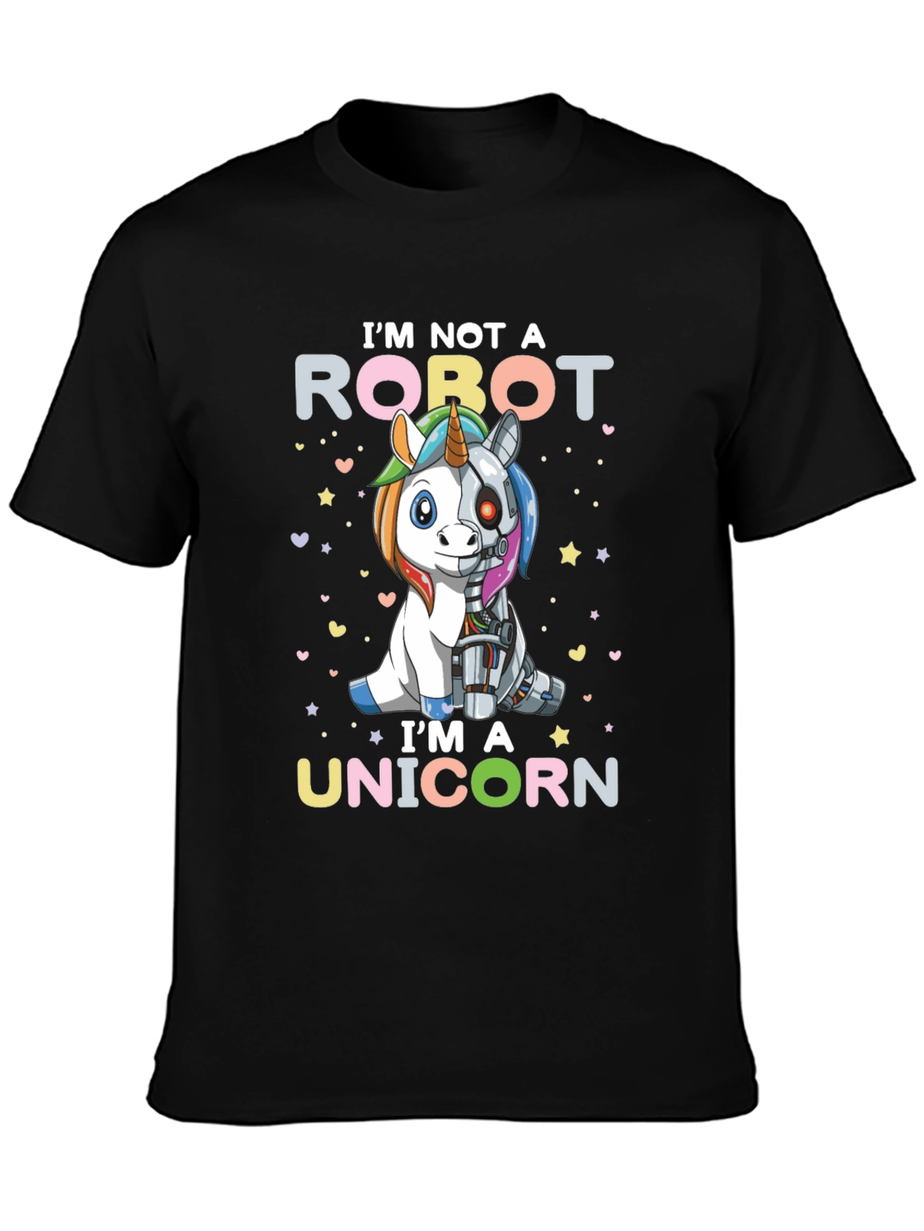 Robot Unicorn Graphic Tee